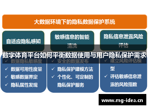 数字体育平台如何平衡数据使用与用户隐私保护需求